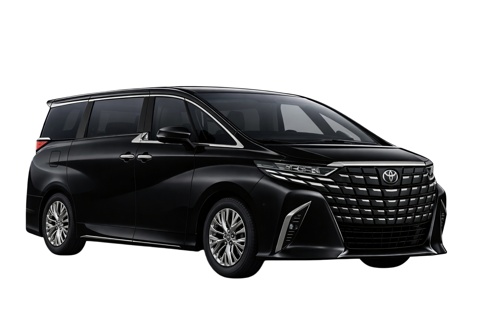 Black Toyota Alphard MPV