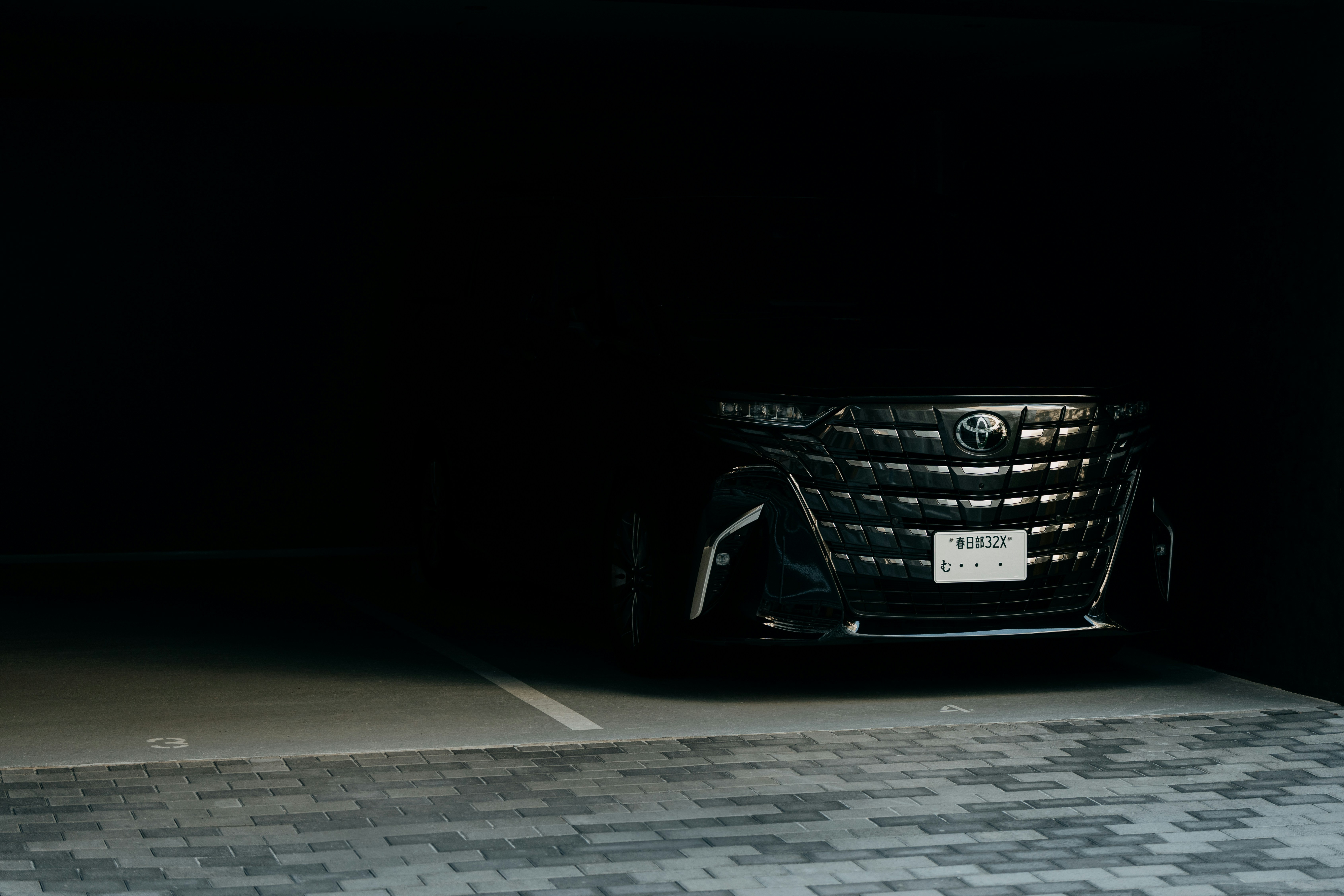 Premium black Toyota Alphard