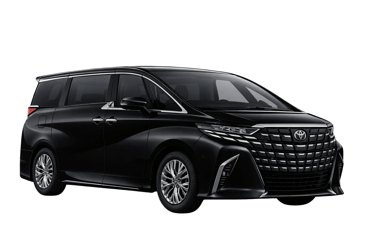 Black Toyota Alphard MPV
